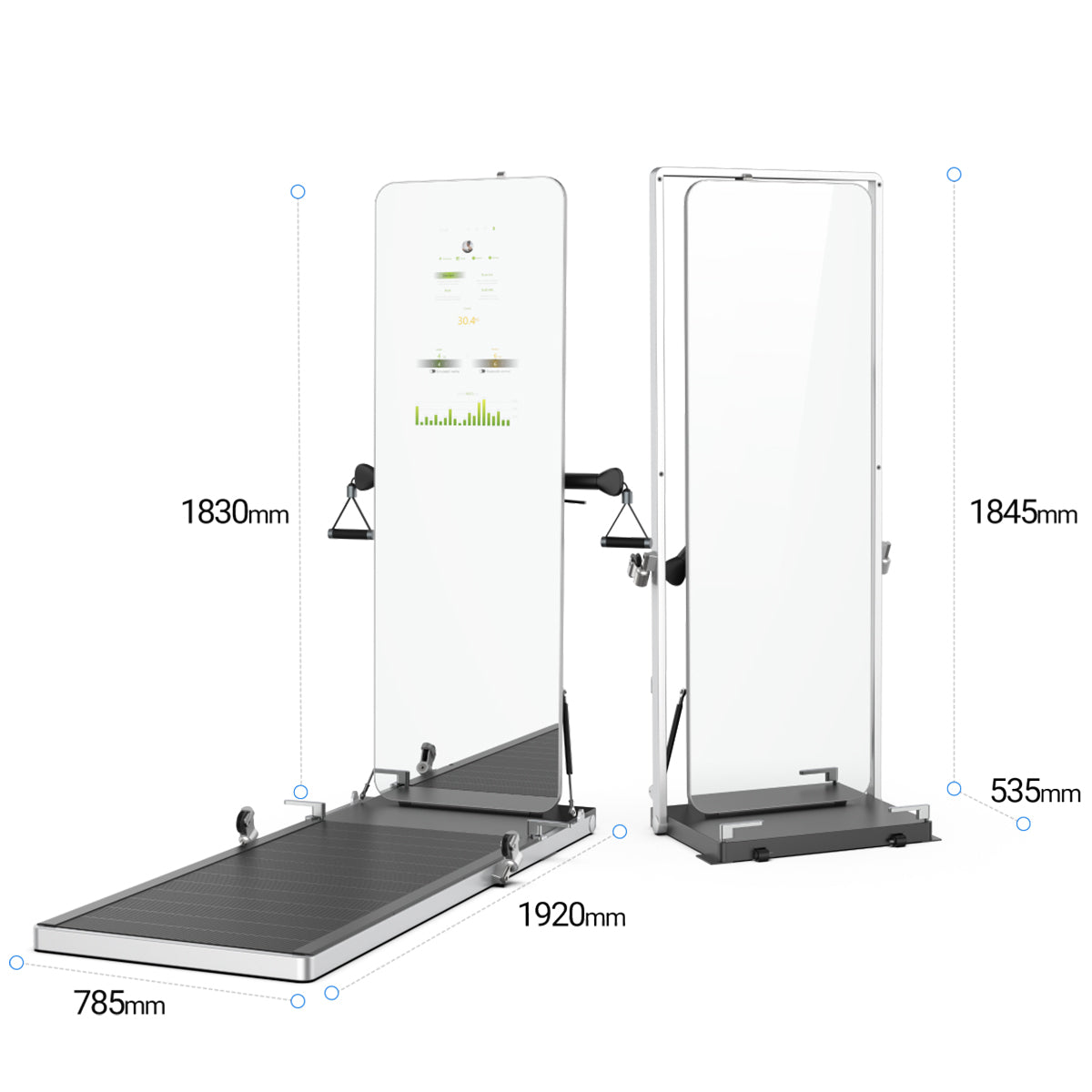 GYMIRROR - Smarter Fitnessspiegel | Smart-Home-Gym